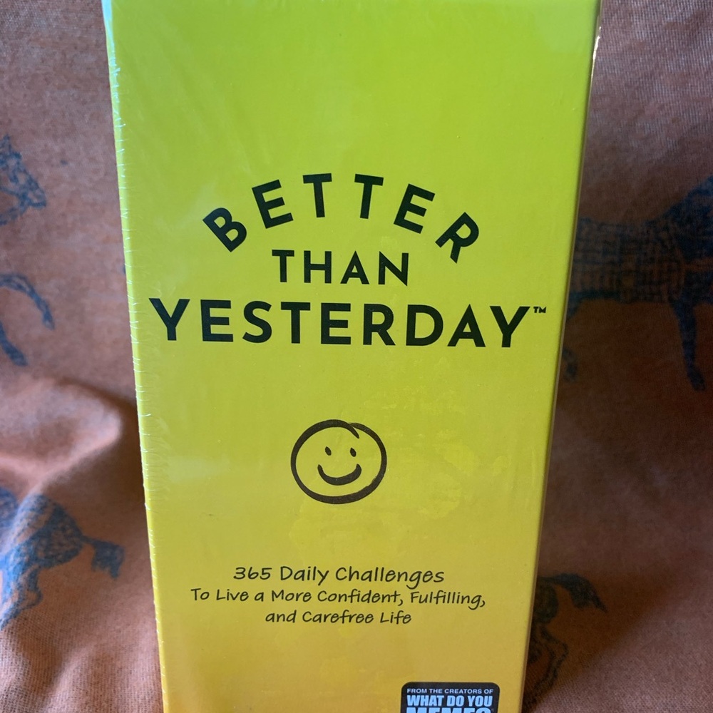 Better Than Yesterday Card Deck
